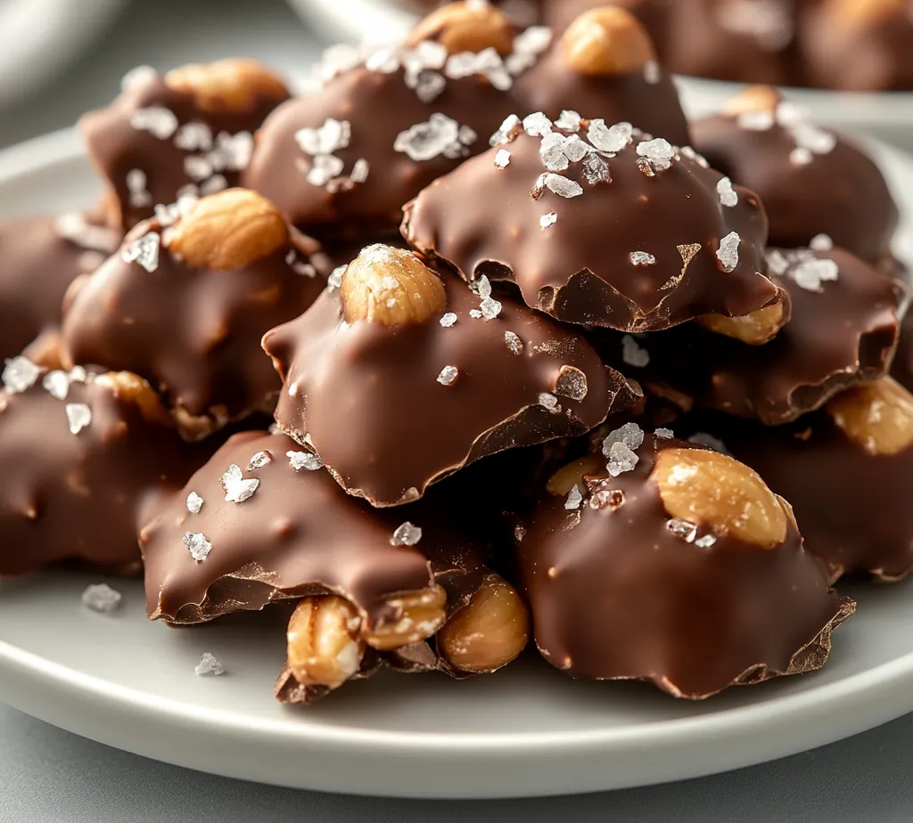 Chocolate-covered peanut clusters are a delightful combination of crunchy roasted peanuts enveloped in a rich layer of melted chocolate. These sweet and salty snacks are not only indulgent but also simple to prepare at home, making them an ideal choice for any occasion. The contrast between the creamy chocolate and the hearty peanuts brings a satisfying flavor profile that can please a variety of palates, whether they lean sweet or savory.