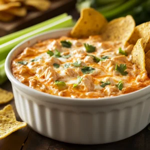 Buffalo Chicken Dip has gained immense popularity as a crowd-pleasing appetizer at gatherings and parties. Its creamy texture combined with a spicy kick makes it an irresistible choice for any occasion, be it game day, birthdays, or casual get-togethers. This indulgent dip is known for its bold flavors and can quickly become the star of the show, captivating taste buds with each scoop.