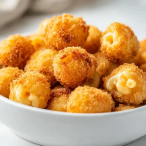 Delve into the delicious world of comfort food with a twist by exploring the crispy fried mac and cheese balls. This delectable dish transforms creamy, cheesy macaroni into a crunchy, golden snack that is perfect for parties, game days, or simply as a tasty indulgence. The delightful combination of textures—gooey cheese encased in a crispy exterior—creates an irresistible treat that will leave cheese lovers yearning for more. Each ball serves as a perfect bite-sized snack, allowing you to indulge without overdoing it.