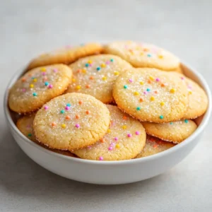 The ultimate soft and chewy sugar cookies are a classic treat that can brighten any occasion. These cookies are characterized by their buttery flavor and delightful texture, making them perfect for sharing or enjoying at home. The combination of a crispy exterior with a soft and chewy center creates a delectable experience that appeals to both children and adults alike. Whether you're preparing for a holiday gathering, a birthday celebration, or simply a cozy afternoon snack, these sugar cookies will fulfill your cravings with their irresistible charm. This recipe guides you through every step to whip up a batch of these mouthwatering delights that is as fun to make as they are to eat.