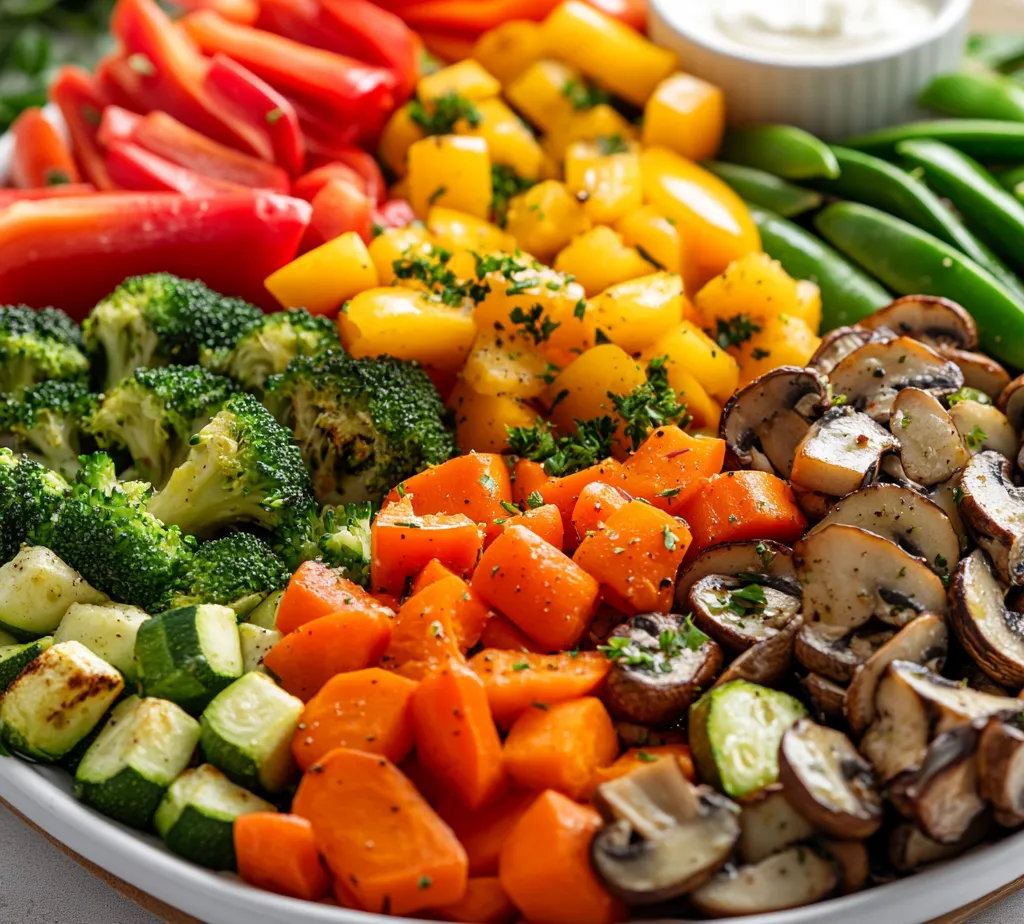 The Colorful Vegetable Fry Appetizer Board is an eye-catching and nutritious dish that’s perfect for gatherings, parties, or simply as a delightful snack. This recipe showcases a vibrant mix of vegetables, enhanced with aromatic seasonings and paired with assorted dips, making it a versatile option for any occasion. Whether you are a vegetarian, health-conscious foodie, or just looking for a tasty way to enjoy more vegetables, this appetizer board is bound to impress.
