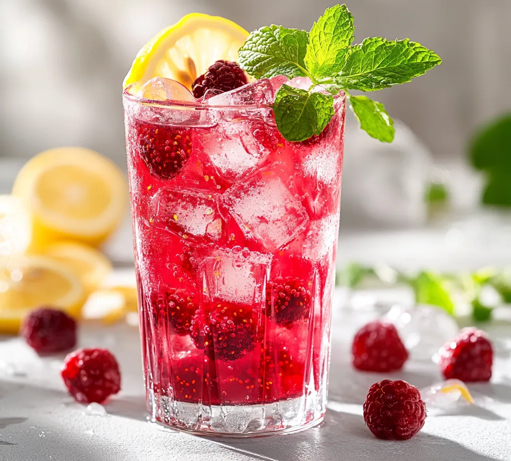 The Wild Berry Sparkling Cooler is an invigorating and refreshing beverage that perfectly captures the essence of summer in every sip. With a delightful medley of mixed wild berries combined with sparkling water, this drink is a feast for both the eyes and palate. Whether you’re enjoying a sunny afternoon on the patio, hosting a backyard barbecue, or looking for a vibrant drink option for a special gathering, this cooler makes for an excellent choice. The use of fresh ingredients not only elevates the taste but also offers a healthful twist, allowing you to indulge guilt-free.