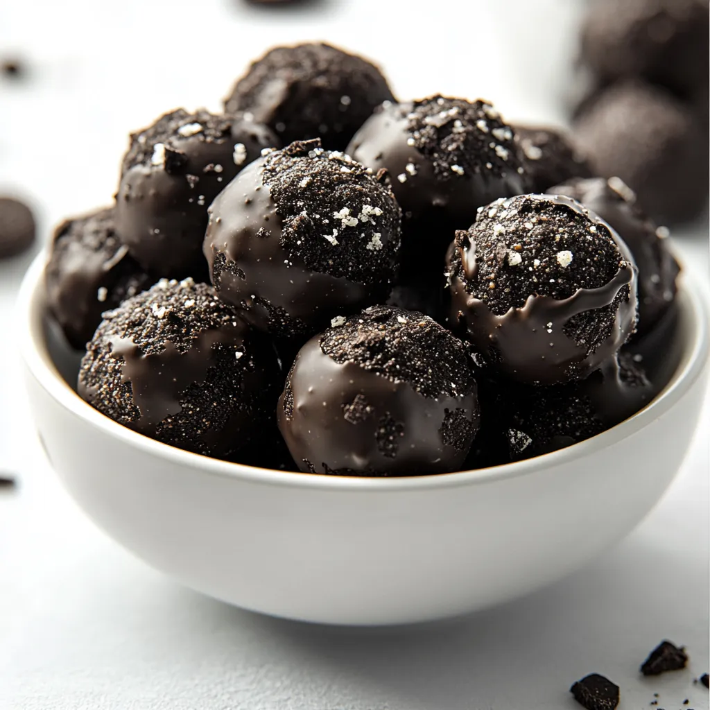Oreo Protein Bliss Balls are an exciting dessert that beautifully marries the classic flavors of Oreo cookies with the modern benefits of protein powder. These delectable bites are not just a treat for your taste buds; they also serve a nutritional purpose, making them a dual delight for anyone with a sweet tooth and a health-focused mindset. Whether you're in need of a post-workout snack or looking for a fun dessert to share with friends, these bliss balls tick all the boxes.