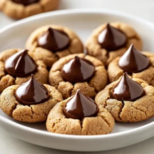 Peanut Butter Blossoms stand as a nostalgic favorite among many American desserts, evoking delightful memories of kitchens filled with the warm scent of baking cookies. These treats balance the rich, creamy flavor of peanut butter with the sweet and melty goodness of a chocolate kiss nestled in the center, making them an irresistible delight for both children and adults alike. The joy they bring is palpable; a tray of these cookies is sure to elicit smiles and laughter during family gatherings, parties, or even as a comforting snack after a long day.
