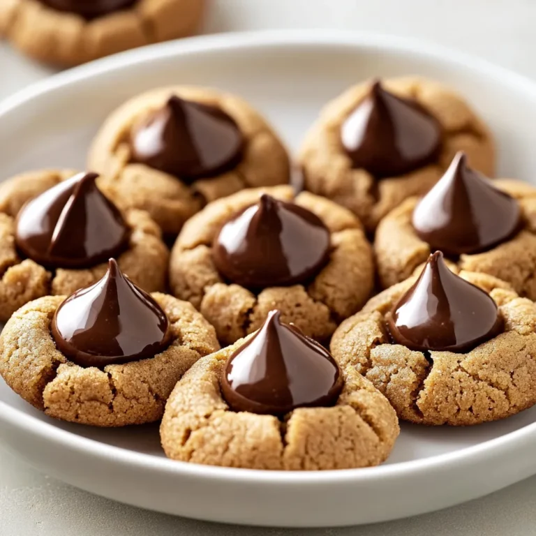 Peanut Butter Blossoms stand as a nostalgic favorite among many American desserts, evoking delightful memories of kitchens filled with the warm scent of baking cookies. These treats balance the rich, creamy flavor of peanut butter with the sweet and melty goodness of a chocolate kiss nestled in the center, making them an irresistible delight for both children and adults alike. The joy they bring is palpable; a tray of these cookies is sure to elicit smiles and laughter during family gatherings, parties, or even as a comforting snack after a long day.