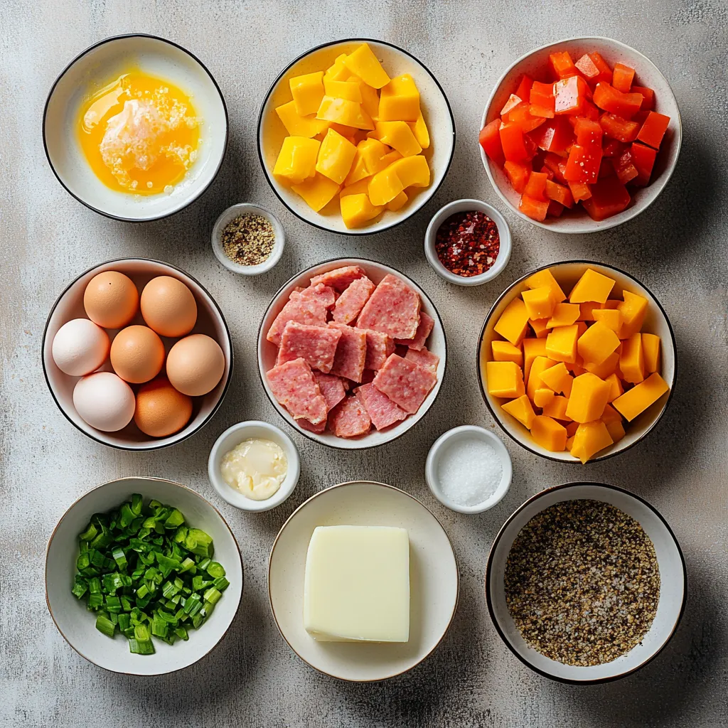 The Breakfast Bliss Egg Casserole is a hearty and flavor-packed dish that is perfect for mornings when you want something satisfying and easy to prepare. With a delightful combination of eggs, whole milk, sharp cheddar cheese, and colorful vegetables, this casserole offers not just nourishment but a vibrant presentation that can brighten any breakfast table. Whether you’re hosting a family brunch, feeding a crowd, or simply meal prepping for the week, this dish's simplicity and versatility make it a great choice.