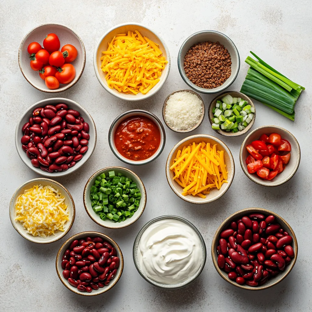 The heartwarming aroma of a simmering pot of chili is enough to evoke feelings of comfort and nostalgia. This stovetop chili is a classic American dish that combines savory ground beef with rich spices and hearty beans, creating a comforting main course that's perfect for family dinners or gatherings. With its bold flavors and customizable toppings, this chili is sure to become a favorite.