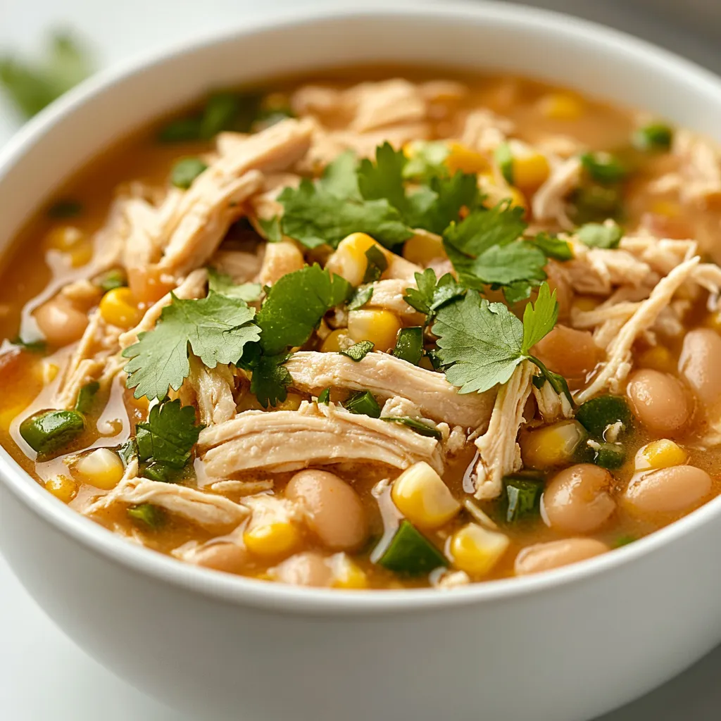 Creamy White Chicken Chili Delight is a comforting and hearty dish that embodies the essence of American home cooking. With its rich and creamy texture, combined with a robust flavor profile, this chili offers a perfect balance of warmth and spice that makes it ideal for chilly evenings or gathering around the kitchen with family and friends. Whether you’re whipped up a comforting meal for a busy weeknight or looking to impress guests at a dinner party, this dish is a go-to option that never disappoints.