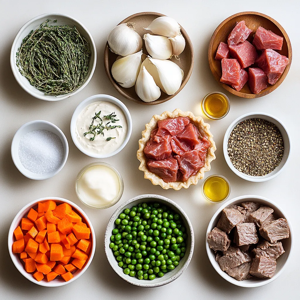 Savory Goat Pie is a delightful fusion dish that brings a unique twist to the classic meat pie. This recipe stands out thanks to its combination of tender goat meat, fresh vegetables, and aromatic herbs, creating a meal that is not only satisfying but bursting with flavor. The savory filling, encased in a flaky crust, makes it perfect for cozy dinners, family gatherings, or special occasions where you want to impress your guests with something a little different from the ordinary.