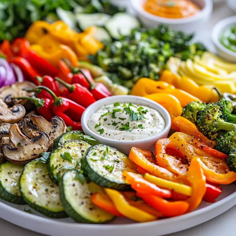 The Colorful Vegetable Fry Appetizer Board is an eye-catching and nutritious dish that’s perfect for gatherings, parties, or simply as a delightful snack. This recipe showcases a vibrant mix of vegetables, enhanced with aromatic seasonings and paired with assorted dips, making it a versatile option for any occasion. Whether you are a vegetarian, health-conscious foodie, or just looking for a tasty way to enjoy more vegetables, this appetizer board is bound to impress.
