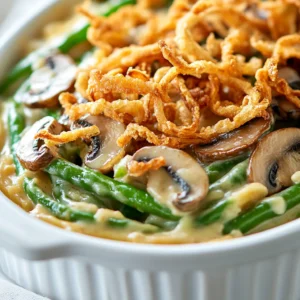 Green bean casserole is a beloved classic, especially in American homes. Its rich, creamy texture combined with the crunched topping of crispy fried onions makes it a favorite at holiday gatherings and family dinners alike. While many remember it as a staple on Thanksgiving tables, its comforting nature and robust flavors make it an excellent side dish for any occasion. This casserole serves not only to satisfy the palate but also to bring warmth and nostalgia to the dining experience.