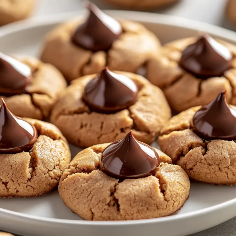 Peanut Butter Blossom Cookies have earned their place in the hearts and homes of countless dessert lovers, especially within American culture. With their chewy peanut butter base and a signature chocolate kiss perched on top, these cookies meld flavors in a way that's simply irresistible. Soft and slightly chewy, each bite reveals the nutty richness of creamy peanut butter, complemented seamlessly by the sweet, melty chocolate. They are not just a treat but a nostalgic delight that often brings back memories of family gatherings, holiday celebrations, or quiet evenings with a glass of milk.