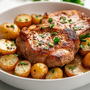 The Crockpot Creamy Garlic Pork Chops with Potatoes recipe is a perfect encapsulation of comfort food, combining rich flavors and simple preparations. Utilizing a slow cooker allows for tender meat infused with deep, savory notes, while the creamy sauce elevates the dish to a delightful feast that speaks to the heart of American cuisine. This dish is particularly charming during the cooler months when a warm, hearty meal can bring everyone together at the dinner table.