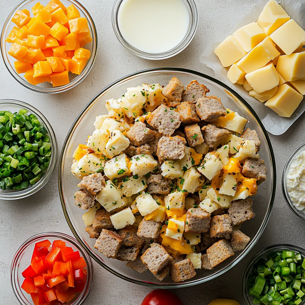 Breakfast casseroles are a wonderful way to start the day. They offer a delicious and convenient meal option, perfect for busy mornings or leisurely weekends spent with family. One standout example is the Cheesy Sausage and Egg Breakfast Casserole Delight, which brings together hearty ingredients for a flavorful dish that pleases both the palate and the eye. This casserole combines the wholesome goodness of eggs, breakfast sausage, and melted cheese, making it an appealing choice for family gatherings and special occasions such as holiday brunches or lazy weekend breakfasts.