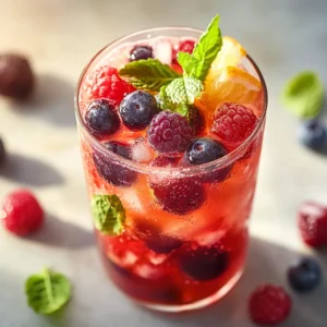 As the temperatures rise and the days stretch longer, the call for refreshing beverages becomes unavoidable. The Berry Citrus Garden Fizz is the perfect answer to that call, promising a vibrant burst of flavors that invigorates the senses. A delightful combination of assorted berries, freshly squeezed citrus juices, and sparkling water, this drink is not only refreshing but visually stunning. It embodies the essence of summer with its bright colors and zesty notes, making it an ideal choice for relaxing afternoons by the pool, festive brunches, or casual picnics in your garden.