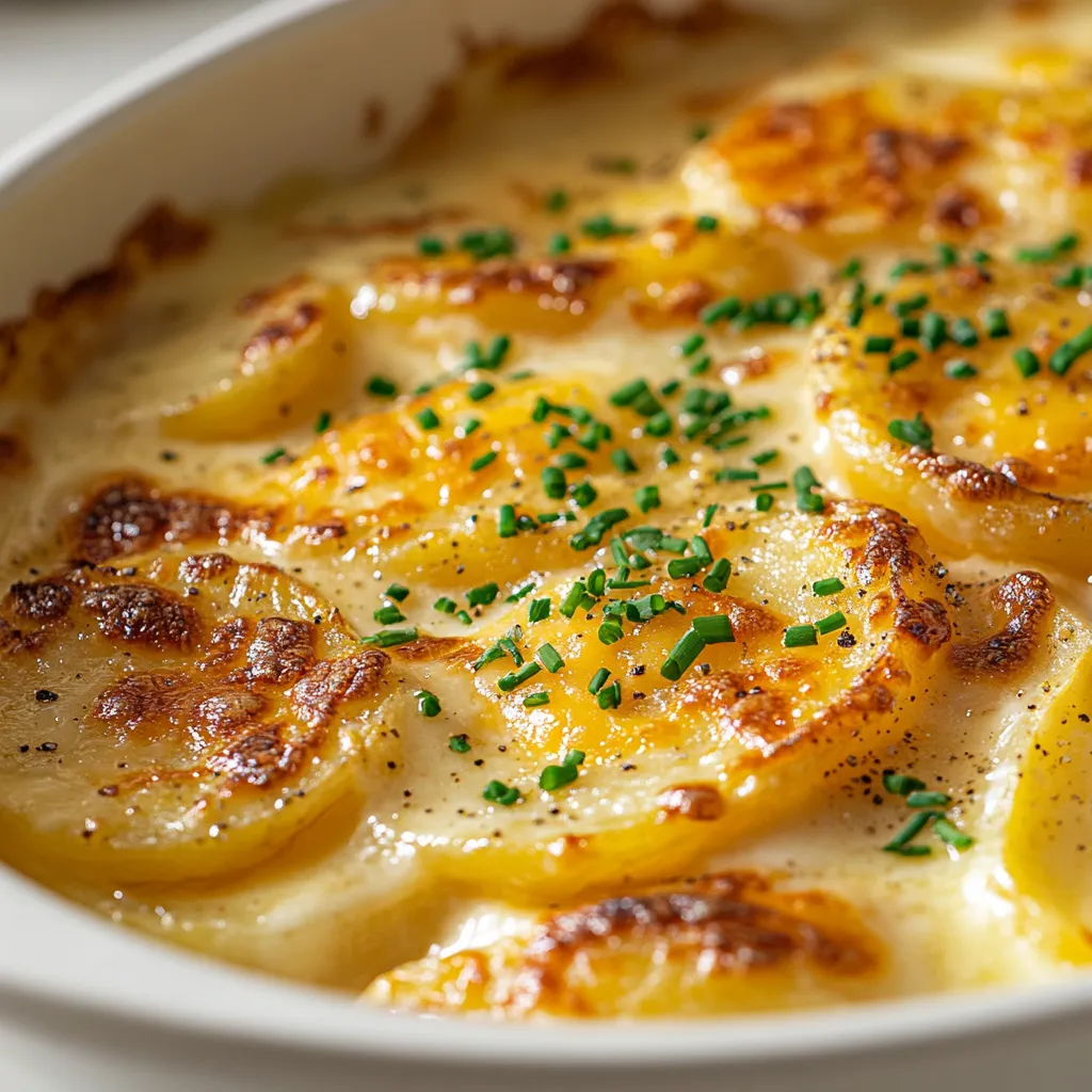 When it comes to comfort food, few dishes manage to evoke the kind of warmth and satisfaction that comes from Ultimate Cheesy Scalloped Potatoes Delight. This recipe is more than just a side dish; it encapsulates the very essence of family gatherings and festive celebrations. The rich creaminess, combined with the sharp, savory notes of cheddar and Gruyère, creates a dish that can turn any ordinary meal into something unforgettable.