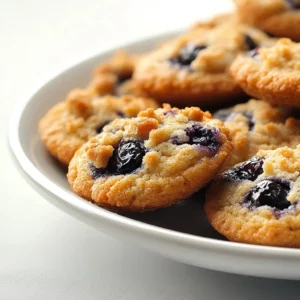 Exploring the delightful fusion of flavors and textures, Blueberry Muffin Cookies with Crunchy Streusel Topping brings a beloved breakfast treat into dessert form. These cookies encapsulate the essence of freshly baked blueberry muffins while providing a unique twist with their sweet, crumbly topping. Perfect for sharing or enjoying with your morning coffee, this recipe promises to delight the senses and satisfy your sweet tooth.