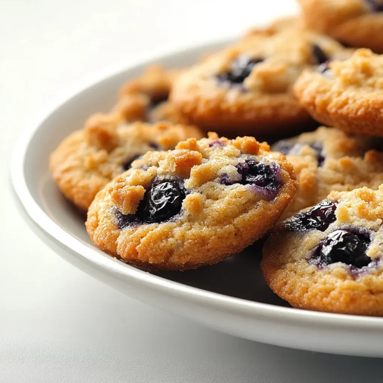 Exploring the delightful fusion of flavors and textures, Blueberry Muffin Cookies with Crunchy Streusel Topping brings a beloved breakfast treat into dessert form. These cookies encapsulate the essence of freshly baked blueberry muffins while providing a unique twist with their sweet, crumbly topping. Perfect for sharing or enjoying with your morning coffee, this recipe promises to delight the senses and satisfy your sweet tooth.