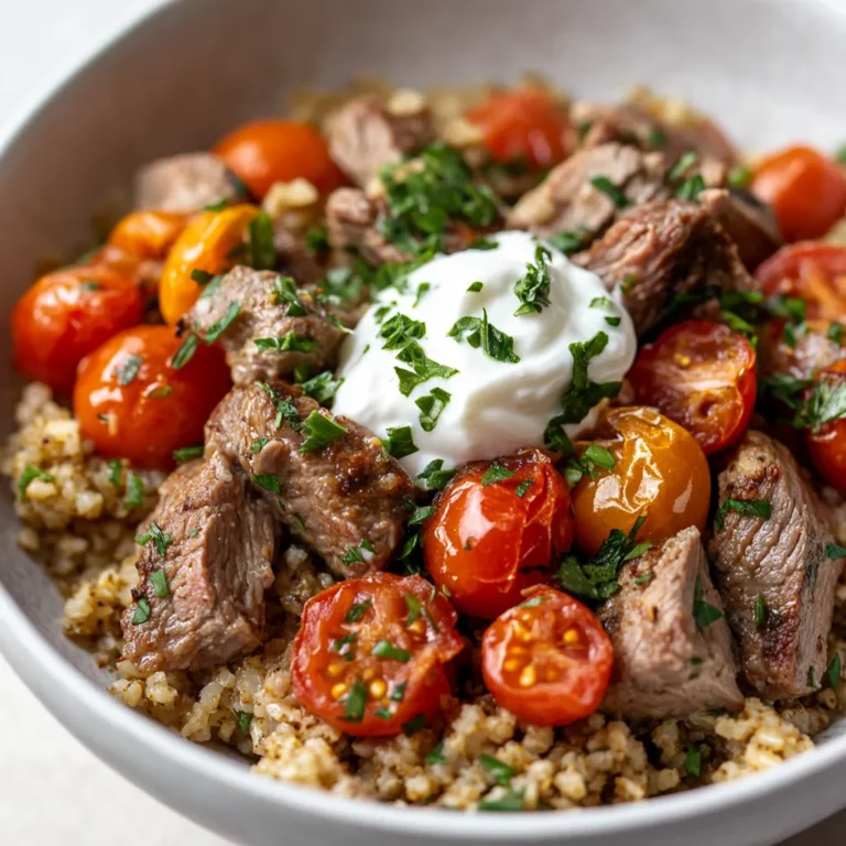 The Freekeh Lamb Bowl Delight stands as a beautiful tribute to the vibrant and diverse flavors of Middle Eastern cuisine. This dish artfully marries the nutty profile of freekeh with the rich, succulent texture of lamb shoulder, creating a nourishing meal that tantalizes the taste buds. Each bite brings warmth and satisfaction, making it a perfect choice for family gatherings or a delightful weeknight dinner.