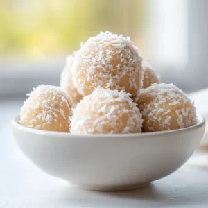 The Peanut Butter Snowballs Delight combines the creaminess of peanut butter with the sweetness of honey and the chewiness of oats for a truly delectable snack. These bite-sized treats are not only easy to make, but they also incorporate wholesome ingredients that everyone will love. Whether searching for a delicious addition to your dessert table or a quick snack for kids, this recipe promises a taste experience that evokes the joy of the season.