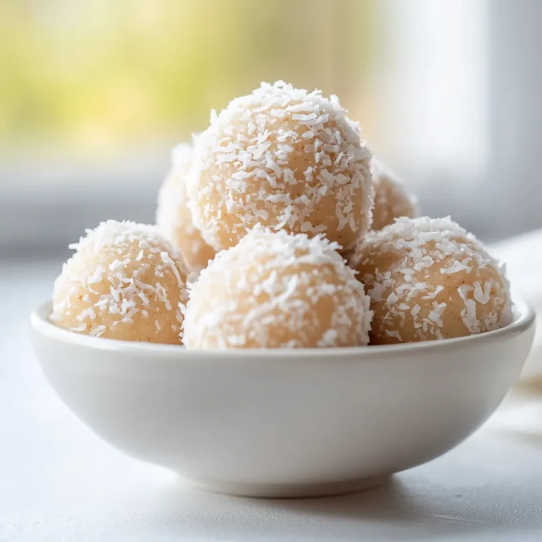 The Peanut Butter Snowballs Delight combines the creaminess of peanut butter with the sweetness of honey and the chewiness of oats for a truly delectable snack. These bite-sized treats are not only easy to make, but they also incorporate wholesome ingredients that everyone will love. Whether searching for a delicious addition to your dessert table or a quick snack for kids, this recipe promises a taste experience that evokes the joy of the season.