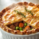 Savory Goat Pie is a delightful fusion dish that brings a unique twist to the classic meat pie. This recipe stands out thanks to its combination of tender goat meat, fresh vegetables, and aromatic herbs, creating a meal that is not only satisfying but bursting with flavor. The savory filling, encased in a flaky crust, makes it perfect for cozy dinners, family gatherings, or special occasions where you want to impress your guests with something a little different from the ordinary.