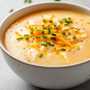 The joy of a warm bowl of soup can become an essential part of your weekly dinner routine, especially on chilly nights. This Creamy Cheddar Potato Soup combines simple ingredients to create a comforting, delicious dish that everyone can enjoy. Not only does it warm you up, but it also brings a sense of nostalgia to the table, reminding us of cozy family gatherings and happy memories. The combination of earthy potatoes, sharp cheddar cheese, and luscious heavy cream creates a rich and satisfying flavor profile that's sure to please even the pickiest eaters.
