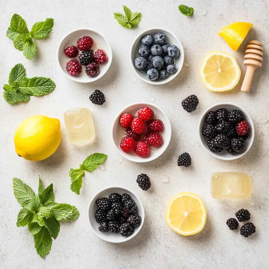 The Wild Berry Sparkling Cooler is an invigorating and refreshing beverage that perfectly captures the essence of summer in every sip. With a delightful medley of mixed wild berries combined with sparkling water, this drink is a feast for both the eyes and palate. Whether you’re enjoying a sunny afternoon on the patio, hosting a backyard barbecue, or looking for a vibrant drink option for a special gathering, this cooler makes for an excellent choice. The use of fresh ingredients not only elevates the taste but also offers a healthful twist, allowing you to indulge guilt-free.