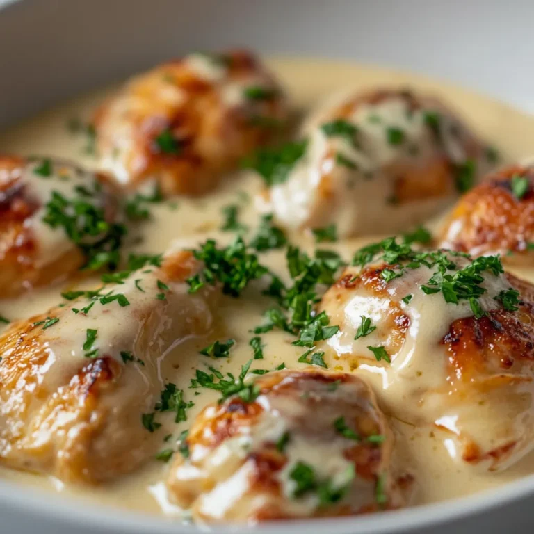 The Creamy Dream Chicken Delight is a luscious chicken dish that strikes the perfect balance between rich flavors and comfort food appeal. With its creamy cheese topping and succulent chicken, this recipe is an excellent choice for family dinners or special occasions. The creamy cheese sauce, made from a delightful blend of cream cheese, shredded cheddar, ranch seasoning, and chicken broth, enhances the tender chicken and creates an inviting dish that everyone will love. Its versatility allows it to pair beautifully with various sides, making it a fantastic option for any meal.