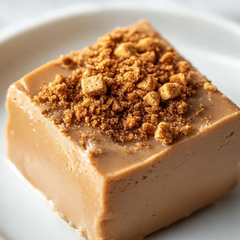 Cookie Butter Fudge Delight is a dessert that marvelously combines the sweet, warm flavors of cookie butter with the creaminess of fudge. This indulgent treat is perfect for satisfying those sweet cravings and adds a delightful twist to traditional fudge recipes. The rich, velvety texture complements the crunch of graham crackers, resulting in a dessert that is both comforting and utterly delicious.