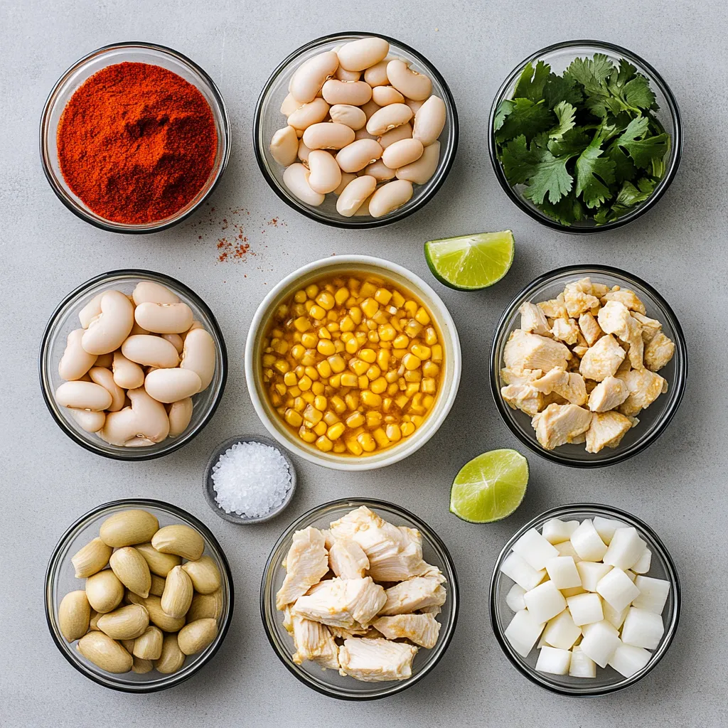This creamy one-pot white chicken chili offers a comforting twist on the traditional chili, bringing together tasty ingredients in a lush, flavorful broth. Ideal for family dinners or gatherings, it is quick to prepare and satisfying, making it a favorite among chili enthusiasts. The richness of the creamy broth complemented by tender chicken and hearty beans transforms an ordinary dish into something extraordinary, perfect for warming up on a chilly evening.