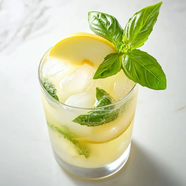 When the temperatures rise, finding a refreshing drink can be a delightful quest. The Apple Lemon Basil Garden Refresher is designed to deliver a balance of flavors that is both invigorating and restorative. With the crisp sweetness of fresh apples, the zesty brightness of lemon, and the aromatic notes of basil, this drink embodies the essence of summer gardens. Perfect for outdoor gatherings or as a midday treat, this drink is sure to impress guests and provide a moment of cool relief.
