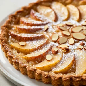 Exploring the rich flavors and textures of French desserts brings us to a delightful gem: the Pear and Almond Tart. This mouthwatering tart combines the sweet succulence of ripe pears with the nutty depth of almond flour, creating a well-balanced treat that is sure to impress. With its inviting aroma and visually appealing presentation, this Pear and Almond Tart Delight is more than just a dessert; it's a culinary experience that harkens back to classic French pastry.