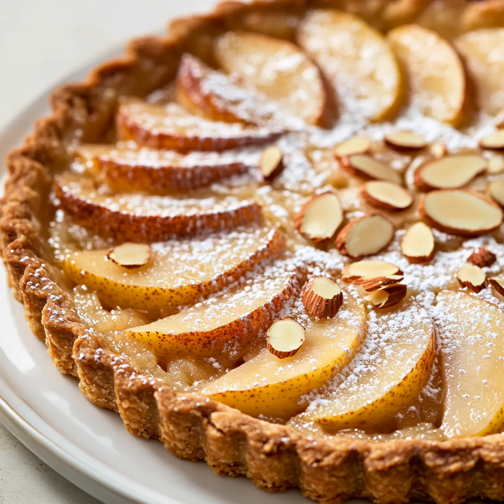 Exploring the rich flavors and textures of French desserts brings us to a delightful gem: the Pear and Almond Tart. This mouthwatering tart combines the sweet succulence of ripe pears with the nutty depth of almond flour, creating a well-balanced treat that is sure to impress. With its inviting aroma and visually appealing presentation, this Pear and Almond Tart Delight is more than just a dessert; it's a culinary experience that harkens back to classic French pastry.