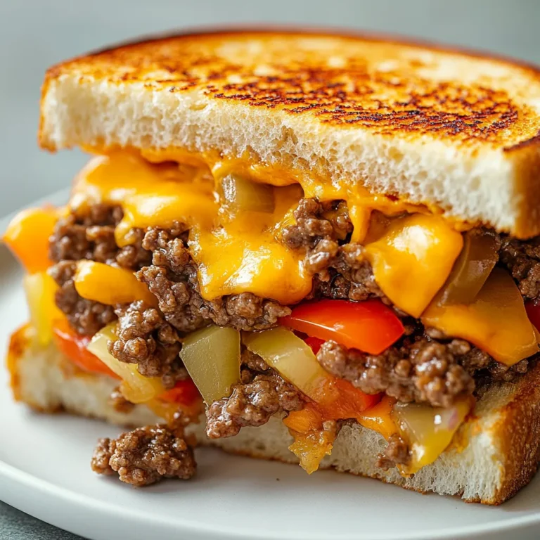 Exploring delightful takes on classic comfort food opens a world where taste and texture meet in harmony. In this article, we will dive into the creation of the Cheesy Ground Beef Melt Delight, a comforting American dish that promises to satisfy both hunger and cravings for cheesy goodness. This recipe offers a blend of savory ground beef, vibrant vegetables, and melty cheese, all held together by crispy bread. It’s a perfect choice for a quick dinner or a hearty lunch, bringing warmth and satisfaction to the table.