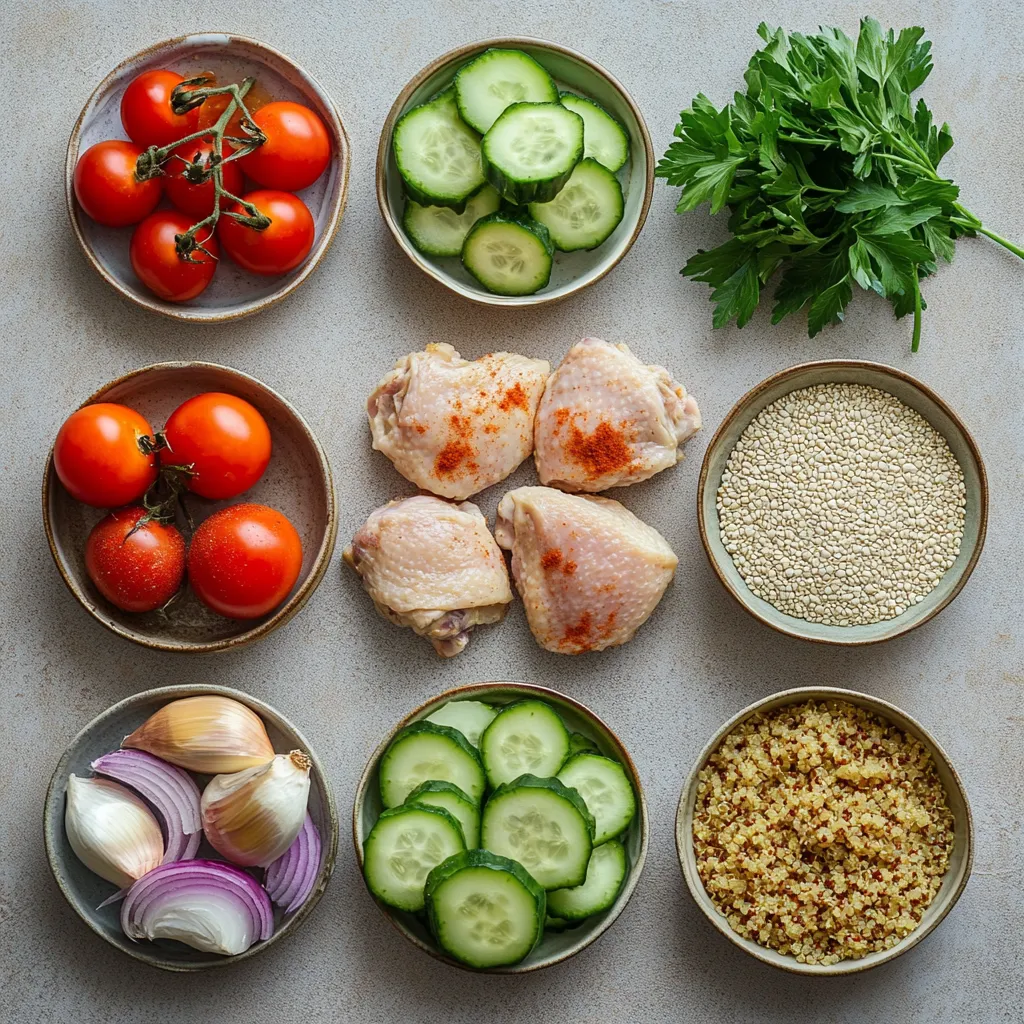 The Savory Middle Eastern Shawarma Bowl is a delightful culinary journey that captures the vibrant flavors and aromas of Middle Eastern cuisine. This dish brilliantly marries tender marinated chicken, fresh vegetables, and a rich tahini sauce. Each bite provides an explosion of taste, making it a perfect option for anyone seeking a well-rounded meal that prioritizes health as much as flavor. Whether you're in need of a nutritious lunch to fuel your day or a satisfying dinner that pleases the whole family, this shawarma bowl is an excellent choice.