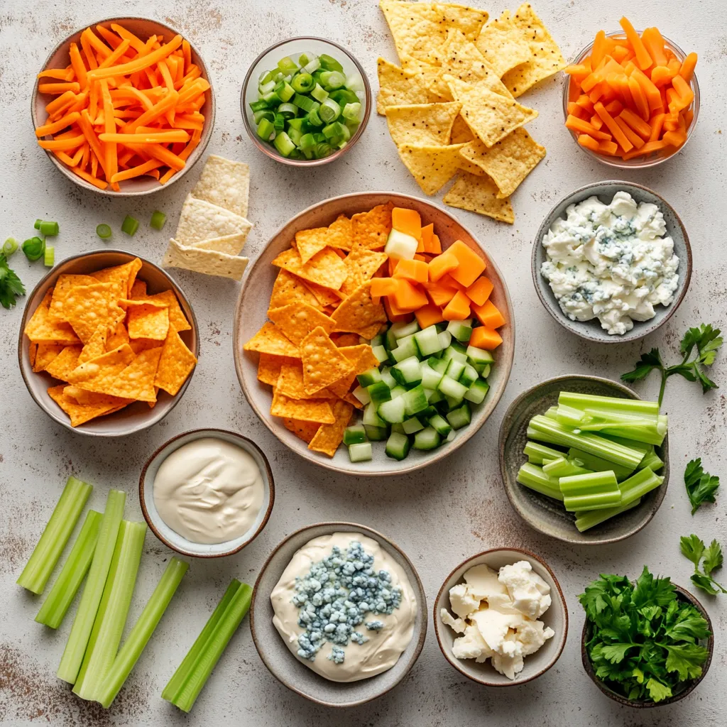 The irresistible Buffalo Chicken Dip is a crowd-pleaser, perfect for game days, parties, or cozy nights in. This creamy, spicy dip combines tender shredded chicken, zesty dressings, and cheese, offering a flavor explosion in every bite. Whether you're hosting a Super Bowl party or a casual get-together with friends, this dish is sure to be a hit. The combination of roasted chicken, creamy cheeses, and the tangy bite of buffalo sauce creates a savory treat that's hard to resist. In this post, we'll explore how to make this dip, dive into the key ingredients, and present some creative serving suggestions.