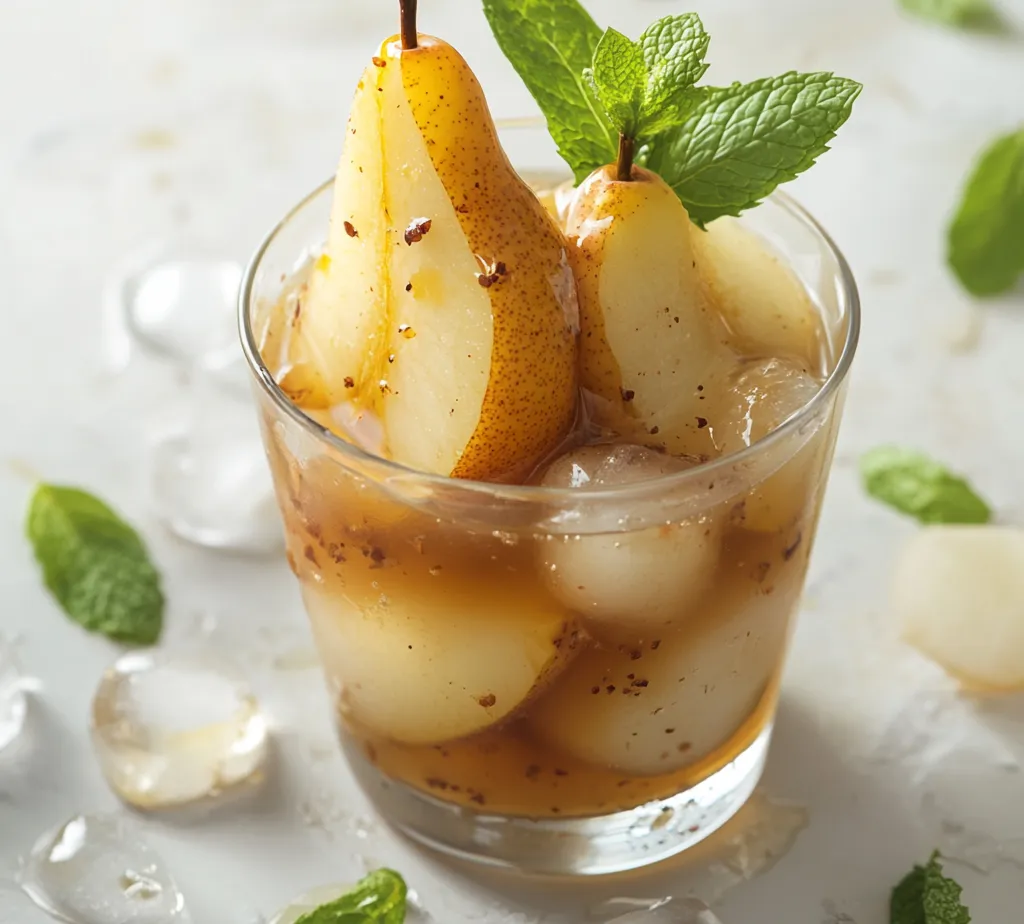 The Caramelized Pear Vanilla Cooler is a delightful blend of sweet, toasted flavors and refreshing notes that create a perfect beverage for warm days or special gatherings. Combining roasted pears with the zest of fresh lemon juice and hydrating coconut water, this recipe offers a unique twist on traditional cooler drinks. Ideal for those seeking an elegant, yet simple, treat, this drink showcases the best of seasonal fruits and natural sweeteners.