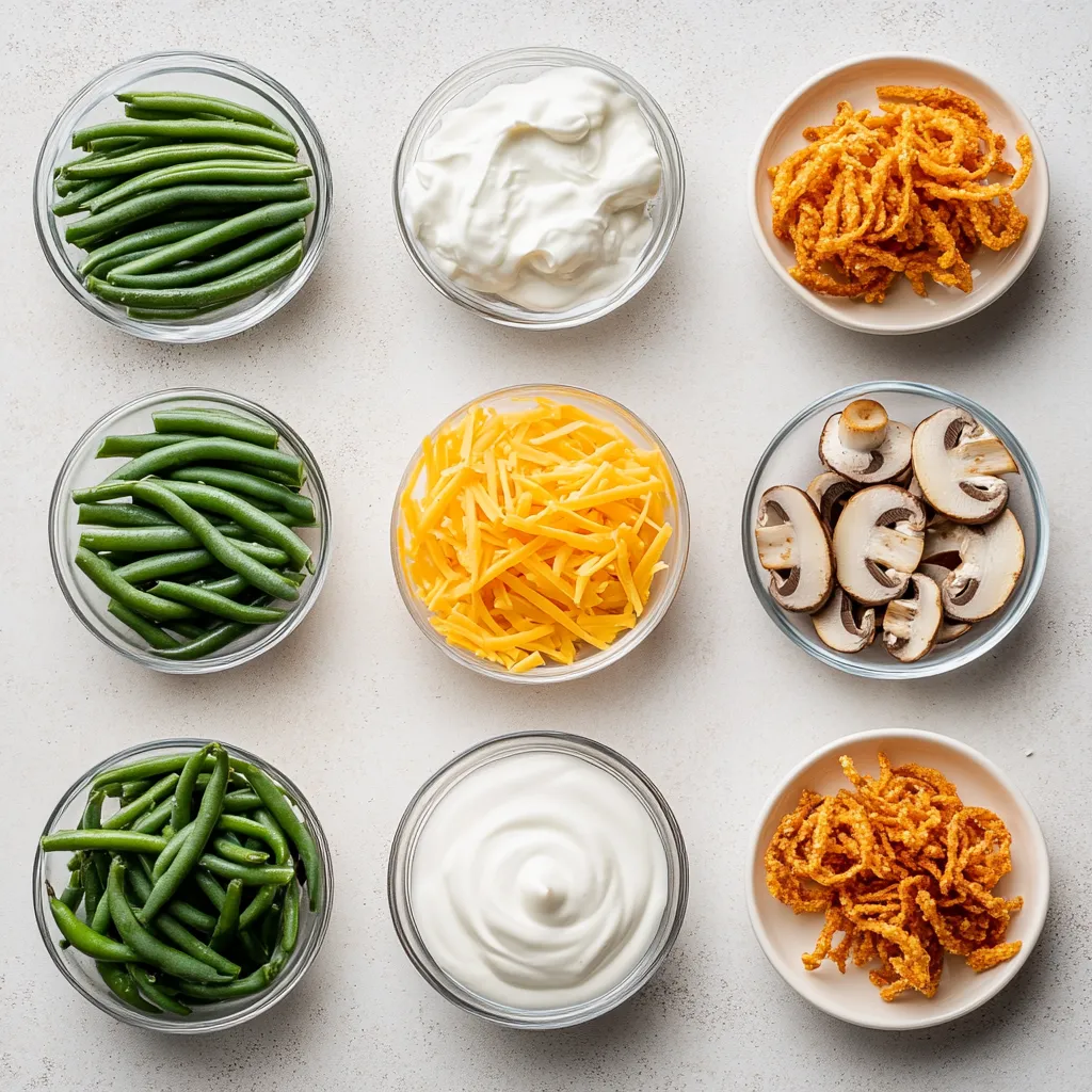 There are few dishes that capture the essence of comfort food quite like a casserole. This Green Bean Delight Casserole stands out as not only a flavorful addition to your meal but also as a beautiful centerpiece for any festive occasion. With its creamy texture, rich flavors, and satisfying crunch from the crispy fried onions on top, this casserole is sure to become a favorite at family gatherings, potlucks, and holiday feasts.