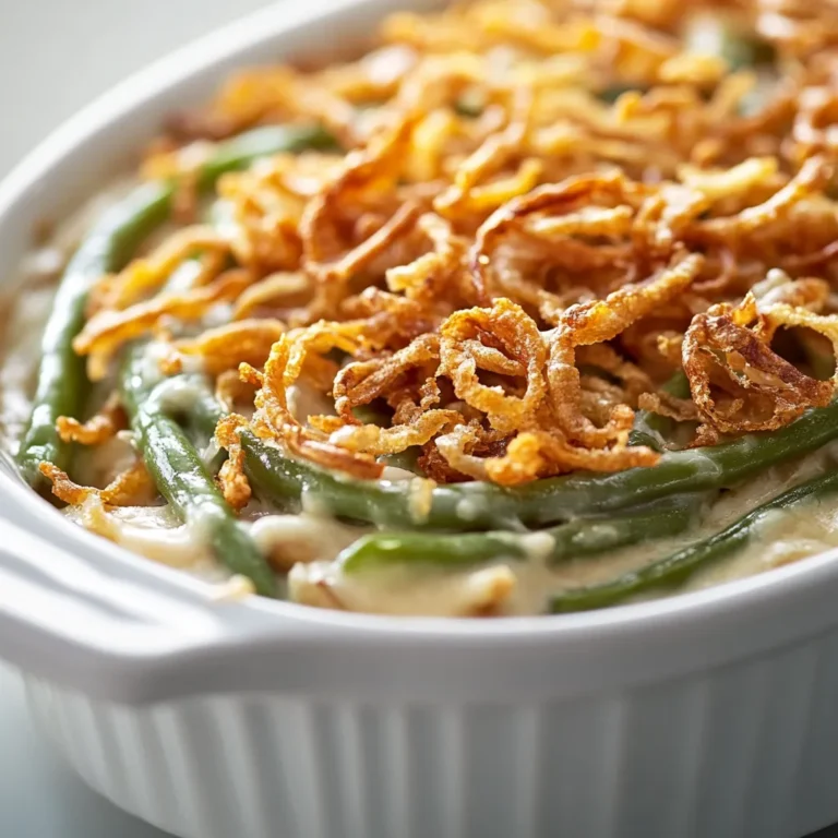 If you're looking for a dish that combines comfort, nostalgia, and ease of preparation, look no further than the Ultimate Crowd-Pleasing Green Bean Casserole. This classic American side dish has become a staple at family gatherings, holiday dinners, and potlucks nationwide. It's loved not just for its creamy texture and savory flavor but also for its delightful ease of preparation. Whether during the festive season or a regular family night, this casserole promises to please a crowd, making it a go-to recipe for cooks everywhere.