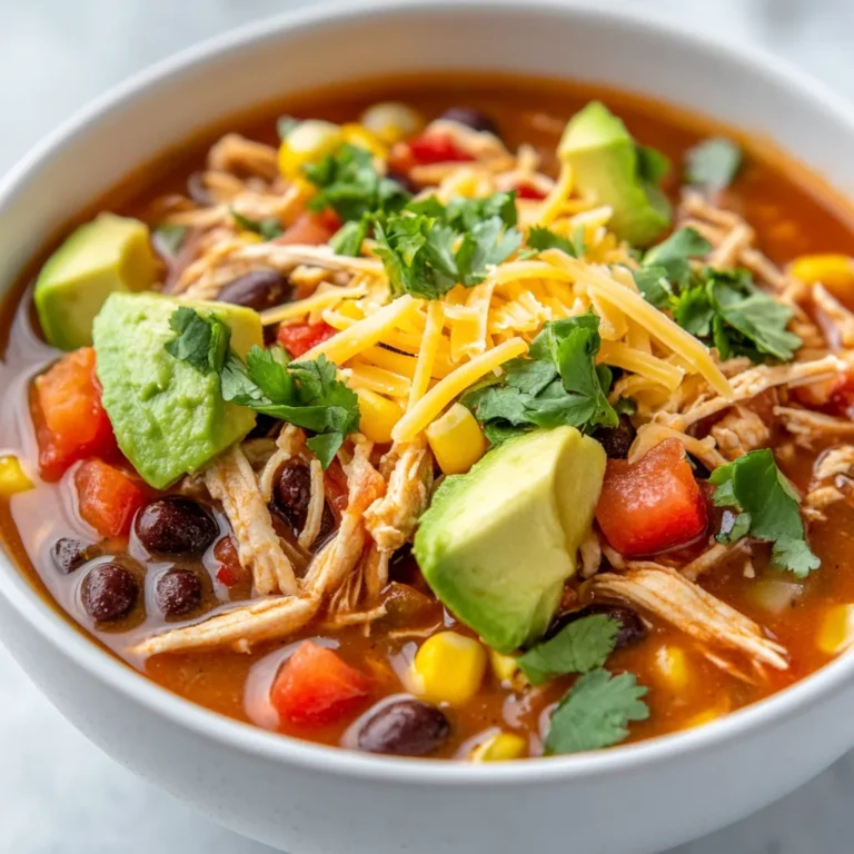 Welcome to the delightful and comforting world of Taco Soup, a dish that perfectly embodies the heart of Mexican cuisine. This wholesome soup is not only hearty but brimming with complex flavors and textures that come together in a satisfying bowl. Taco Soup stands out for its simplicity and ease of preparation, making it a perfect choice for busy weeknights, family gatherings, or casual meal prep. With vibrant ingredients and the warmth of spices, each mouthful delivers a punch of flavor that can warm you up on chilly days or elevate any casual gathering.