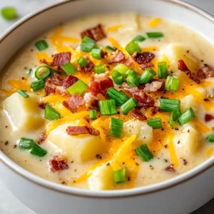 There’s something undeniably comforting about a rich, warm bowl of potato soup, especially during chilly evenings. Potato soup has long held a special place in the hearts (and stomachs) of many, embodying warmth and nostalgia. With its creamy texture and savory flavors, it’s a go-to dish for anyone seeking solace in a hearty meal. This Ultimate Loaded Potato Soup elevates the traditional comfort food into something truly spectacular, inviting the senses to appreciate layers of flavor in every spoonful.