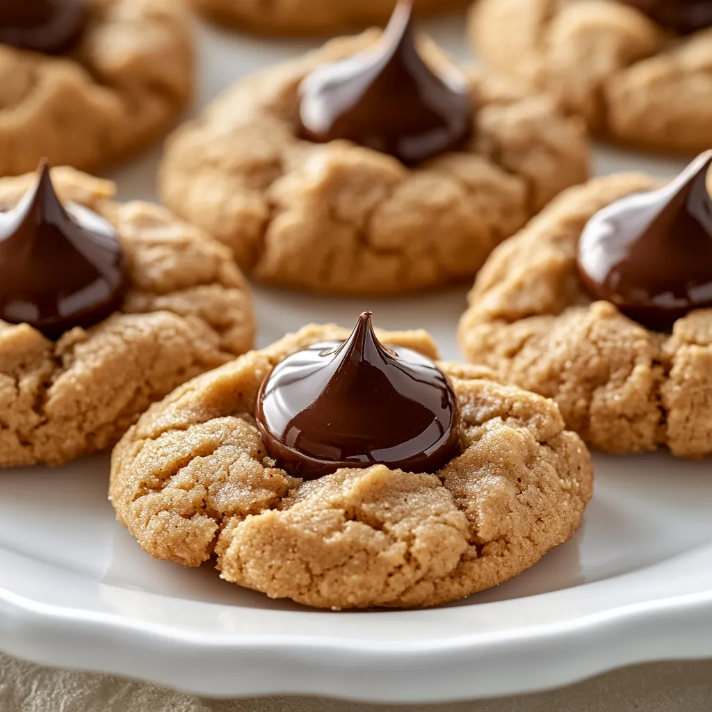 Peanut Butter Blossom Cookies are a beloved classic in American dessert kitchens, adored for their simplicity and the delightful pairing of flavors they offer. The combination of creamy peanut butter and sweet chocolate creates a dynamic taste that has won the hearts of cookie lovers for generations. As you sink your teeth into one of these treats, you'll experience the rich, nutty flavor of peanut butter perfectly balanced by the smooth chocolate kiss that tops each cookie.