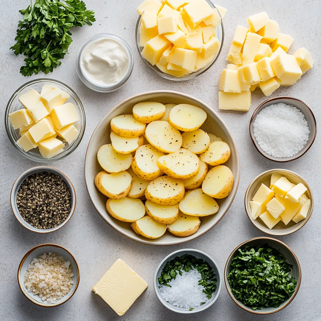 Cheesy Scalloped Potatoes are an ultimate comfort food, beloved for their rich, creamy texture and the irresistibly decadent combination of cheeses. This classic American dish has a way of bringing warmth and joy to any dining table, making it a perfect side dish for family gatherings, holiday feasts, or a cozy weeknight dinner. With each mouthful, the layers of thinly sliced potatoes meld together beneath a luscious, cheesy blanket, creating a delightful experience for the senses.