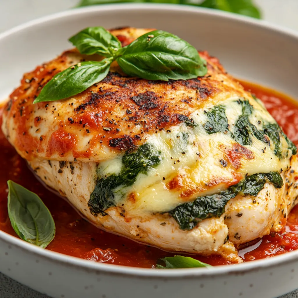 When it comes to preparing a meal that is not only delicious but also nutritious, spinach-stuffed chicken breasts make for an excellent choice. This dish is a harmonious blend of tender chicken enveloping a creamy filling of ricotta and Parmesan cheeses, mingled with fresh spinach. It embodies the essence of Italian cuisine, offering a savory flavor profile that is both comforting and satisfying.
