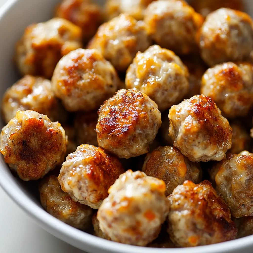 Sausage cheese bites made with Bisquick epitomize the charm of bite-sized appetizers, capturing hearts and palates alike. These savory morsels are perfect for any occasion, lending themselves beautifully to all types of gatherings, from informal get-togethers with friends to elaborate holiday celebrations. Their delightful combination of spicy or mild sausage and the tangy richness of cheddar cheese makes them a favorite for many.