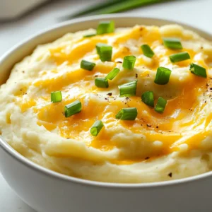 When it comes to comfort food, few dishes can rival the velvety texture and rich flavors of mashed potatoes. Cheesy Delight Mashed Potatoes elevate a classic staple with the indulgent creaminess of butter and the bold flavor of sharp cheddar cheese. This dish is not only simple to prepare but also offers an inviting warmth that makes it the perfect addition to any meal.