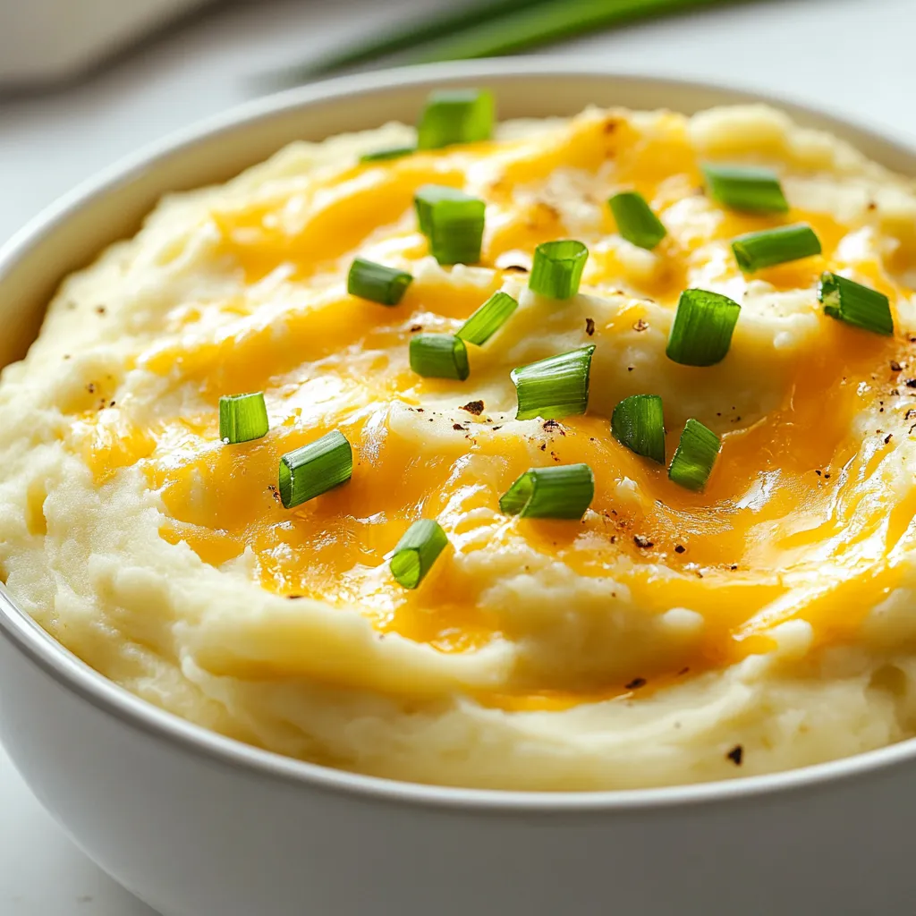 When it comes to comfort food, few dishes can rival the velvety texture and rich flavors of mashed potatoes. Cheesy Delight Mashed Potatoes elevate a classic staple with the indulgent creaminess of butter and the bold flavor of sharp cheddar cheese. This dish is not only simple to prepare but also offers an inviting warmth that makes it the perfect addition to any meal.