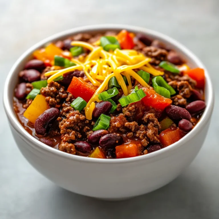 Hearty and satisfying, crockpot chili is a quintessential dish perfect for cozy weeknight dinners or gatherings. This recipe offers a delightful combination of flavors that blend together beautifully over several hours, resulting in a warm and inviting meal. With minimal prep time and the convenience of slow cooking, you can enjoy a homemade chili that showcases quality ingredients and bold spices.