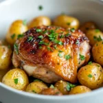 Exploring Mediterranean cuisine opens up a world of vibrant flavors, aromatic herbs, and wholesome ingredients. One standout recipe is Lemon-Infused Chicken and Baby Potatoes, a delightful main course that embodies the essence of this culinary style. This dish combines tender chicken thighs with zesty lemon and savory garlic, creating a symphony of tastes that are both refreshing and comforting.